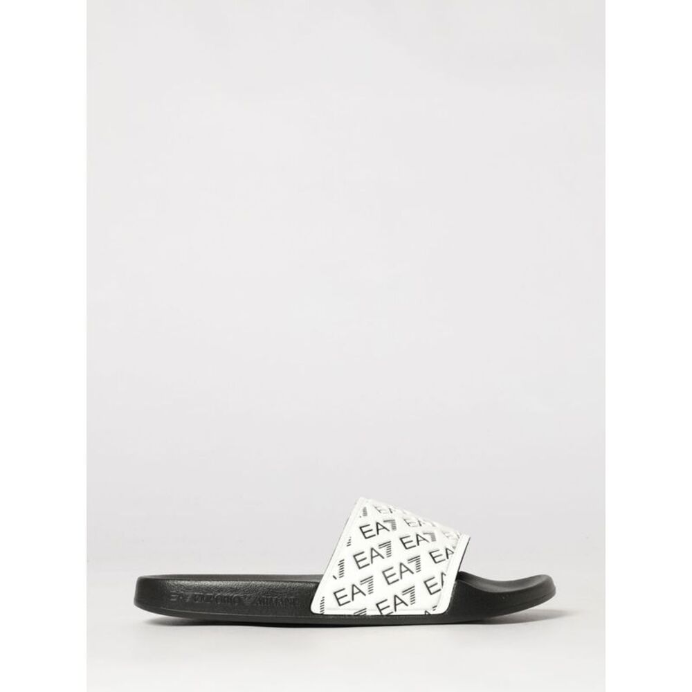 Ea7 Men Rubber Sliders With Printed Logo Ea7
